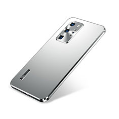 Custodia Lusso Alluminio Cover A01 per Huawei P40 Pro Argento
