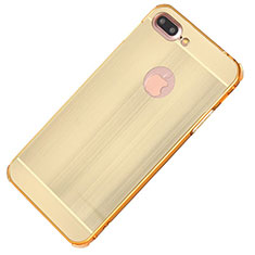 Custodia Lusso Alluminio Cover M01 per Apple iPhone 7 Plus Oro
