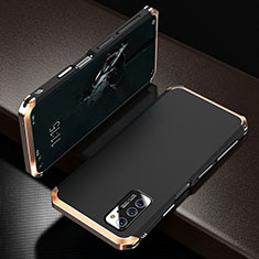 Custodia Lusso Alluminio Cover M01 per Huawei Honor V30 5G Oro e Nero