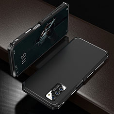 Custodia Lusso Alluminio Cover M01 per Huawei Honor V30 Pro 5G Nero
