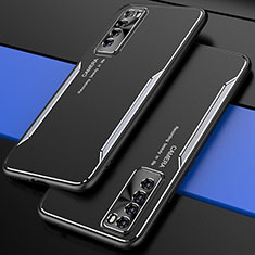 Custodia Lusso Alluminio Cover M01 per Huawei Nova 7 5G Argento