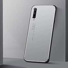 Custodia Lusso Alluminio Cover M01 per Huawei P Smart Pro (2019) Argento