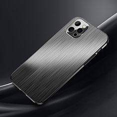 Custodia Lusso Alluminio Cover M02 per Apple iPhone 14 Pro Max Nero