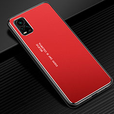 Custodia Lusso Alluminio Cover M02 per Vivo V20 Pro 5G Rosso