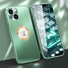 Custodia Lusso Alluminio Cover M08 per Apple iPhone 13 Mini Verde