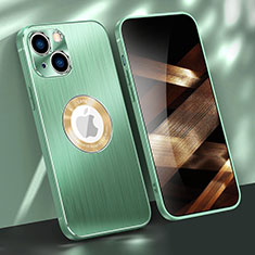 Custodia Lusso Alluminio Cover M08 per Apple iPhone 15 Verde