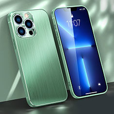 Custodia Lusso Alluminio Cover M09 per Apple iPhone 13 Pro Verde