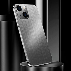 Custodia Lusso Alluminio Cover per Apple iPhone 13 Mini Argento
