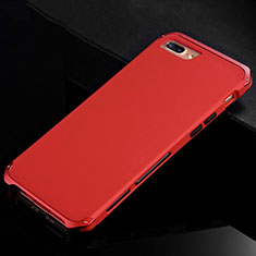 Custodia Lusso Alluminio Cover per Apple iPhone 7 Plus Rosso