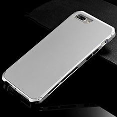 Custodia Lusso Alluminio Cover per Apple iPhone 8 Plus Argento