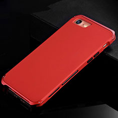 Custodia Lusso Alluminio Cover per Apple iPhone SE (2020) Rosso