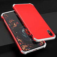 Custodia Lusso Alluminio Cover per Apple iPhone Xs Colorato