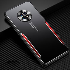 Custodia Lusso Alluminio Cover per Huawei Enjoy 20 Plus 5G Rosso