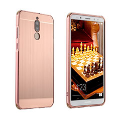 Custodia Lusso Alluminio Cover per Huawei G10 Oro Rosa