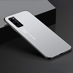 Custodia Lusso Alluminio Cover per Huawei Honor 30 Pro+ Plus Argento