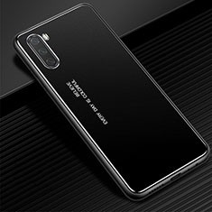 Custodia Lusso Alluminio Cover per Huawei Mate 40 Lite 5G Nero