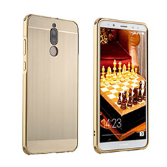 Custodia Lusso Alluminio Cover per Huawei Nova 2i Oro