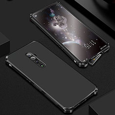 Custodia Lusso Alluminio Cover per Oppo Reno 10X Zoom Nero