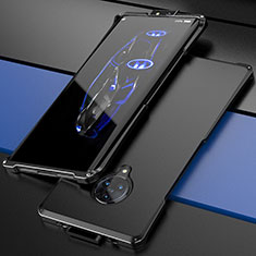 Custodia Lusso Alluminio Cover per Vivo Nex 3 5G Nero