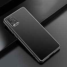 Custodia Lusso Alluminio Cover per Vivo V20 Pro 5G Nero