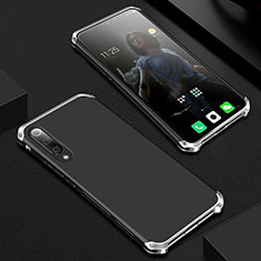 Custodia Lusso Alluminio Cover per Xiaomi Mi 9 SE Argento e Nero