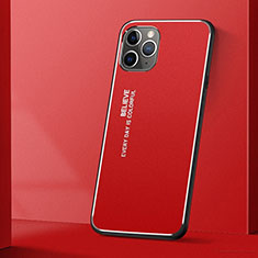 Custodia Lusso Alluminio Cover T01 per Apple iPhone 11 Pro Rosso