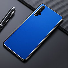 Custodia Lusso Alluminio Cover T01 per Huawei Honor 20S Blu