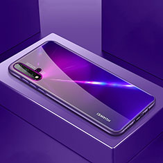 Custodia Lusso Alluminio Cover T01 per Huawei Nova 5 Pro Viola