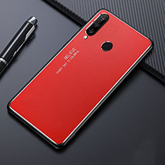 Custodia Lusso Alluminio Cover T01 per Huawei P30 Lite Rosso