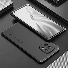 Custodia Lusso Alluminio Cover T01 per Xiaomi Mi 11 5G Nero