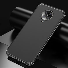 Custodia Lusso Alluminio Cover T01 per Xiaomi Redmi K30 Pro 5G Nero