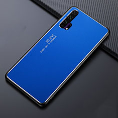 Custodia Lusso Alluminio Cover T02 per Huawei Honor 20 Pro Blu