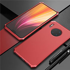 Custodia Lusso Alluminio Cover T02 per Huawei Mate 30 5G Rosso