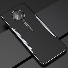 Custodia Lusso Alluminio Cover T02 per Xiaomi Poco F2 Pro Argento