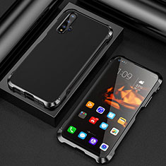 Custodia Lusso Alluminio Cover T03 per Huawei Honor 20 Nero