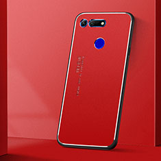 Custodia Lusso Alluminio Cover T04 per Huawei Honor V20 Rosso