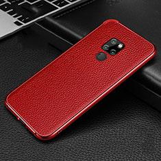 Custodia Lusso Alluminio Cover T04 per Huawei Mate 20 Rosso