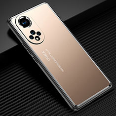 Custodia Lusso Alluminio e Silicone Laterale Cover JL2 per Huawei Honor 50 5G Oro