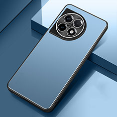 Custodia Lusso Alluminio e Silicone Laterale Cover per OnePlus 11 5G Blu