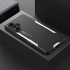 Custodia Lusso Alluminio e Silicone Laterale Cover per Xiaomi Poco F3 GT 5G Argento