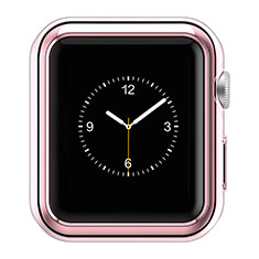 Custodia Lusso Alluminio Laterale A01 per Apple iWatch 3 38mm Rosa