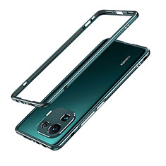 Custodia Lusso Alluminio Laterale Cover A01 per Xiaomi Mi 11 Pro 5G Verde