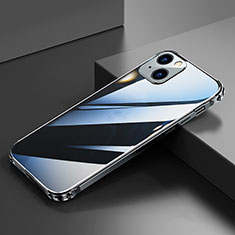 Custodia Lusso Alluminio Laterale Cover A06 per Apple iPhone 13 Mini Nero