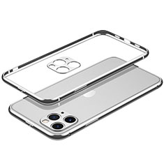 Custodia Lusso Alluminio Laterale Cover JL2 per Apple iPhone 14 Pro Max Argento