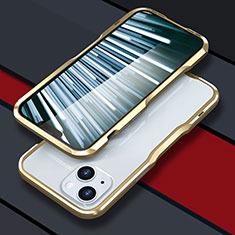 Custodia Lusso Alluminio Laterale Cover LF1 per Apple iPhone 14 Oro