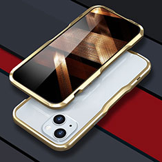 Custodia Lusso Alluminio Laterale Cover LF1 per Apple iPhone 15 Oro