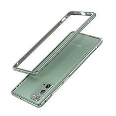 Custodia Lusso Alluminio Laterale Cover N03 per Samsung Galaxy Note 20 5G Verde