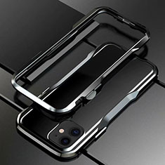 Custodia Lusso Alluminio Laterale Cover per Apple iPhone 11 Nero