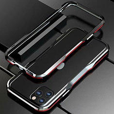 Custodia Lusso Alluminio Laterale Cover per Apple iPhone 11 Pro Max Rosso e Nero