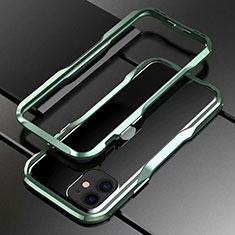 Custodia Lusso Alluminio Laterale Cover per Apple iPhone 11 Verde
